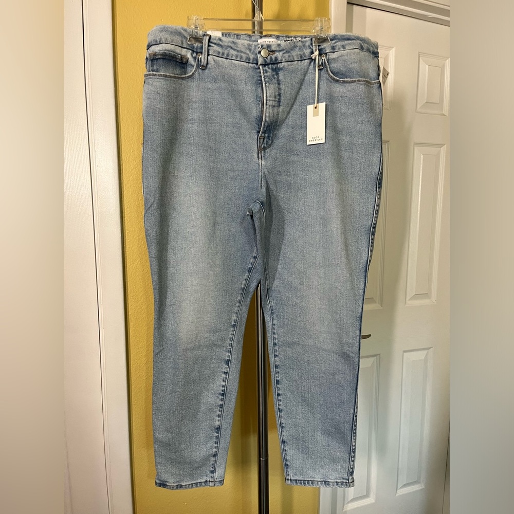 NWT Good American Good Curve Skinny Crop sz 18